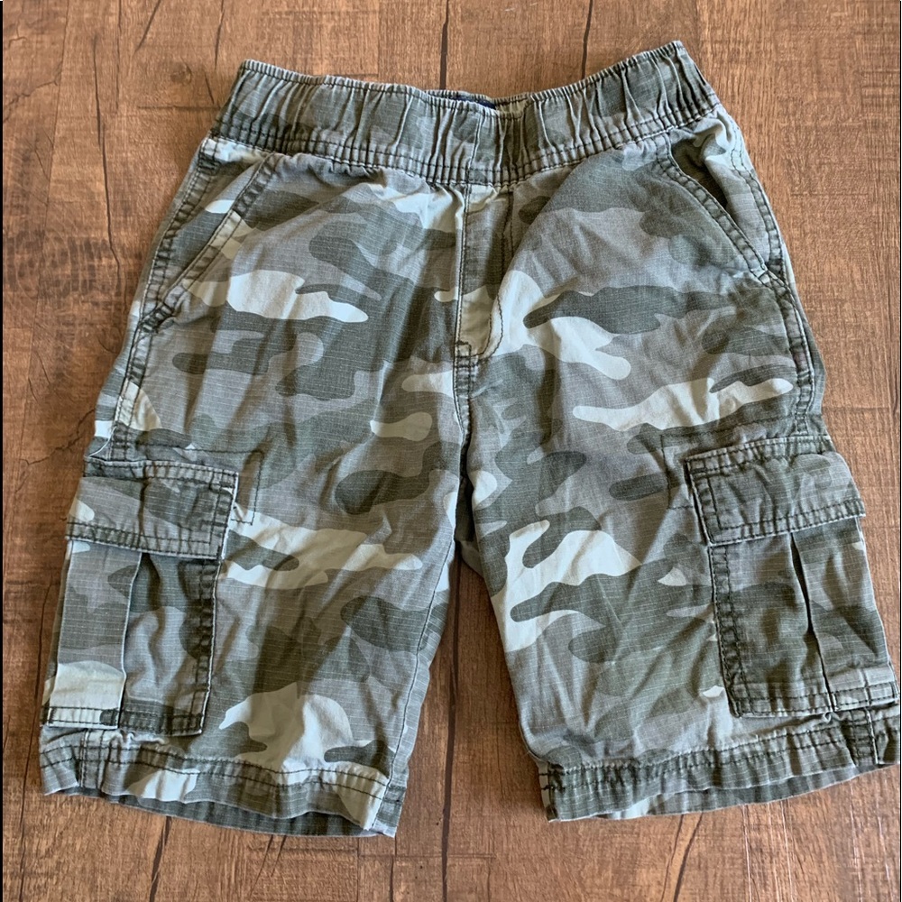 The Children’s Place Kids camo print cargo shorts
